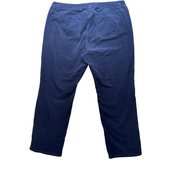 Talbots Woman Corduroy Pants Petites 20WP Navy - Picture 8 of 11